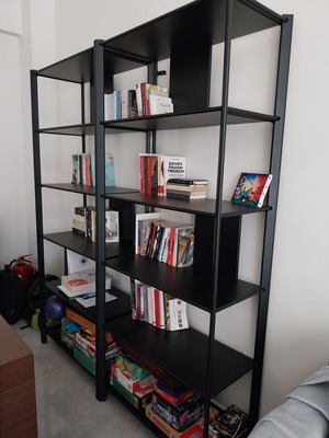 IKEA JÄTTESTA bookcase like new, 195×160×40 cm