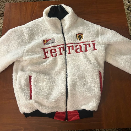 Ferrari reversible jacket new, white and red, size L