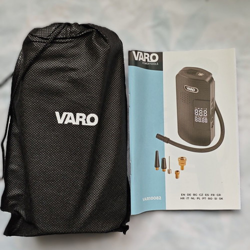 Ασύρματη αντλία αέρα VARO 8V, 150 PSI, φακός, εξαρτήματα νέα