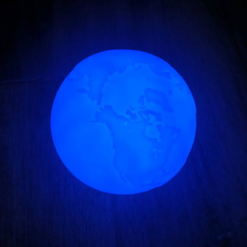 World globe lamp