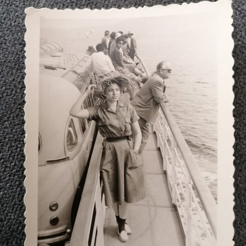 Photo from ferry Chalkida - Oropos 1960, used