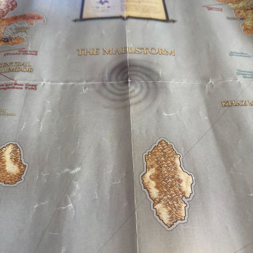 World Of Warcraft Retro Map Poster Used From 2005