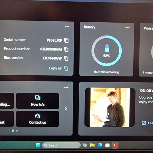 Lenovo laptop i5-12450H 16GB RAM 512GB SSD like new with accessories