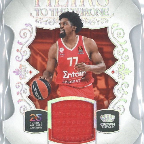 Shaquielle McKissic Heirs Patch Panini Crown Royale EuroLeague 2024-25 new