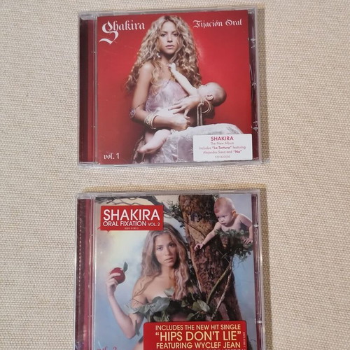 Shakira Oral Fixation Vol. 1 & Vol. 2 CD like new, Latin