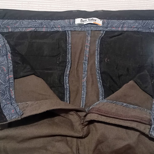 Tom Tailor summer cotton pants set of 2, new, size 34, beige and green