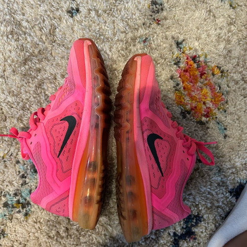 Nike Air Max 39 women's pink athletic shoes used, rare
