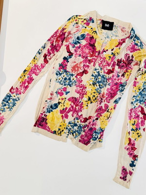 D&G Dolce & Gabbana μεταξωτή floral ζακέτα EU/GR 38