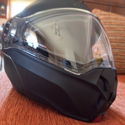 Caberg Duke Evo helmet like new, size Small, black matt, flip up