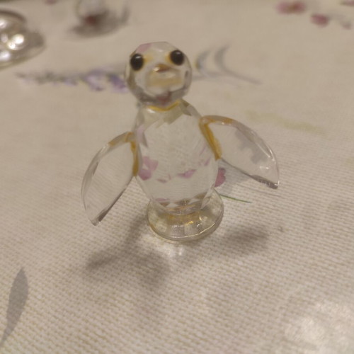 Set of 5 vintage crystal miniatures