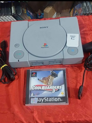 PlayStation 1 με Modchip σε εξαιρετική κατάσταση, πλήρες σετ με χειριστήριο και παιχνίδι