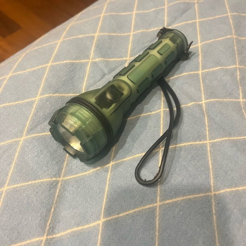 Flashlight used, needs battery replacement