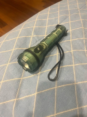 Flashlight used, needs battery replacement