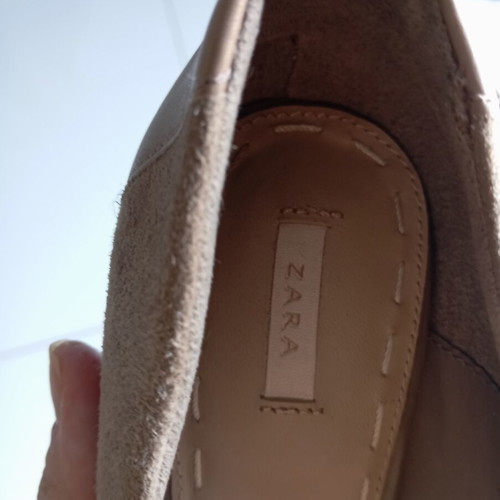 Zara beige pumps size 38, 12 cm heel