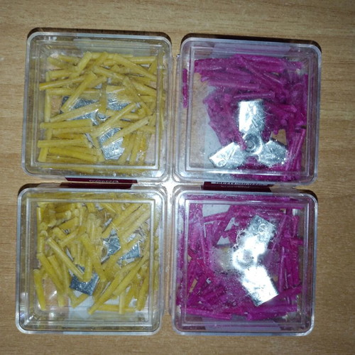 Lumines and beeswax set of 4 boxes with gift candles new