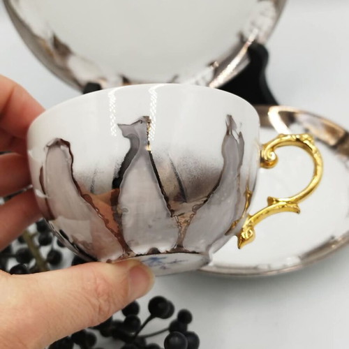 Furstenberg vintage porcelain coffee set used