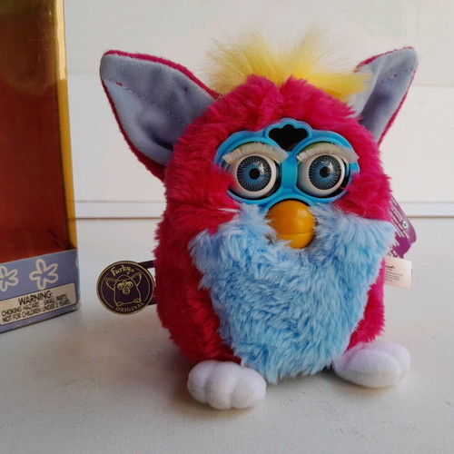Furby Sherbet 1999 Tiger Electronic new, first generation, pink and blue