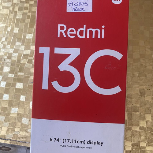 Redmi 13C smartphone new, black