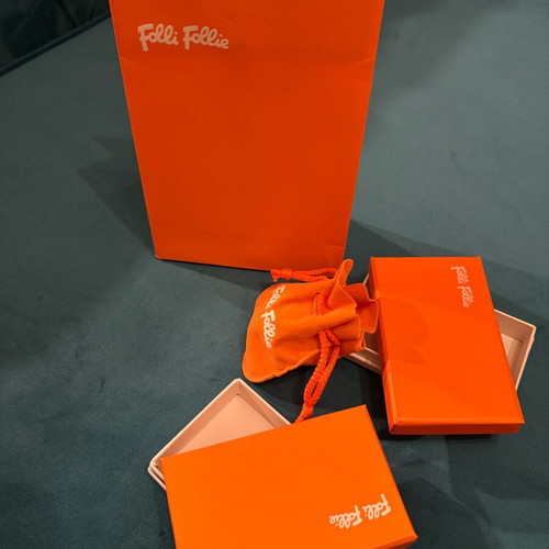 Folli Follie gift bag, two boxes and small pouch like new