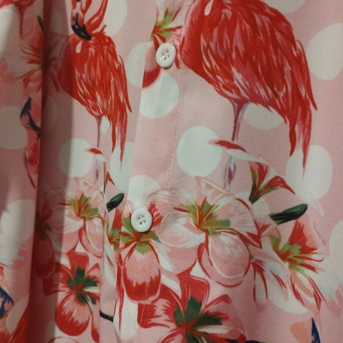 Men's pink shirt new, size L