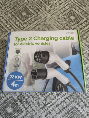 Energenie Type 2 Charging Cable 4m 22kW new for EV