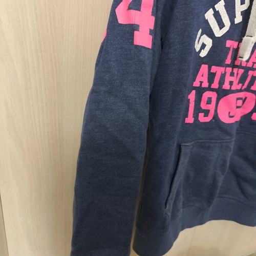 Superdry sweatshirt medium used, blue, warm and thick