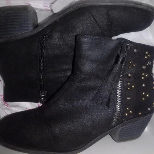 Maria Mare suede ankle boots with studs like new, size 39, black