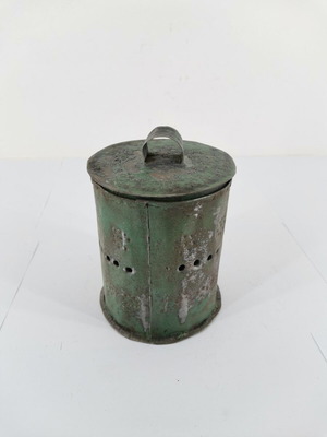 Carved spirit stove used, vintage 1935
