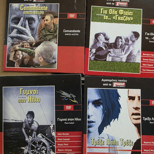DVD movie collection like new, about 100 discs with subtitles