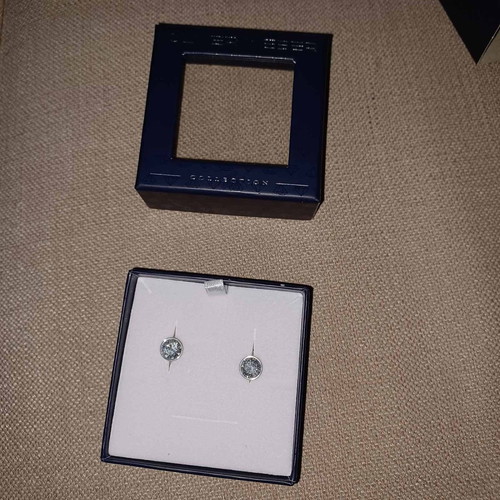 Double earrings Oliver Weber Collection new with pearls and crystal