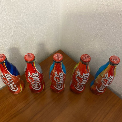 Collectible Coca Cola Olympic Games set of 5 bottles new