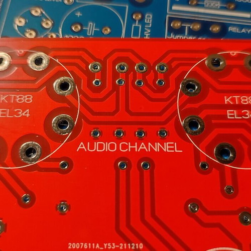Tube Audio Mono Amplifier PCB 2xEL34 PP 35Wrms New