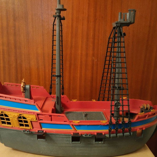 Playmobil 2000 geobra pirate ship used with missing parts