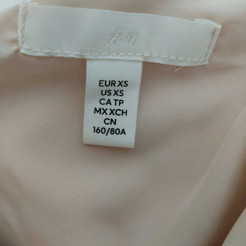 H&M Halterneck Cropped Top beige, size XS, like new