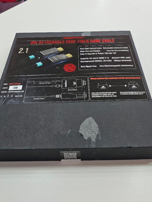 RUIPRO GEN4AK HDMI 2.1 8K οπτικό καλώδιο 10μ με αποσπώμενους συνδέσμους
