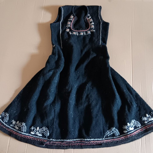 Collectible traditional wool dress of the era used