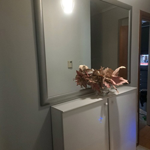 Shoe rack with mirror like new