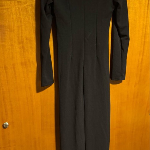 Shein dress new, black, size Small with corset and slit