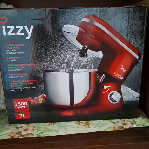 Izzy Spicy Red Kitchen Machine IZ-1500 new