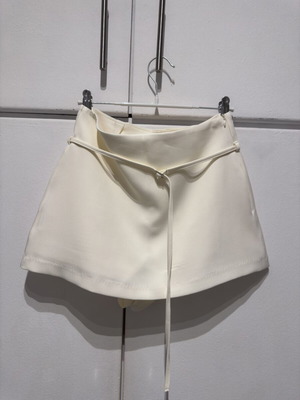 Skort dupe from Zara, like new, white and beige, size XS