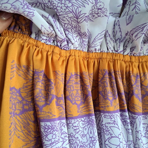 Nidodileda satin dress like new, multicolor, one size