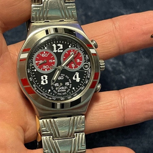 Swatch AG 2007 used, red