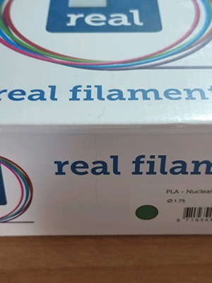Real Filament PLA 3D Printer Filament 1,75mm καινούργιο, 2 ρολά πράσινο