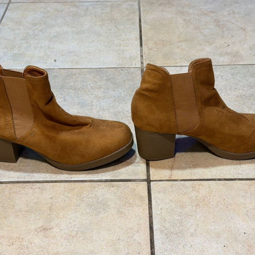 Renda ankle boots used, brown size 39, medium thick heel