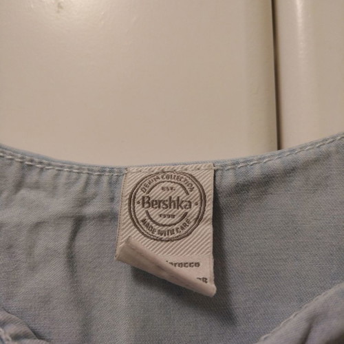 Bershka medium denim one-piece like new