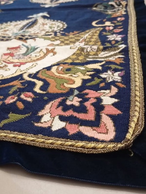 Table linen complete blue color new