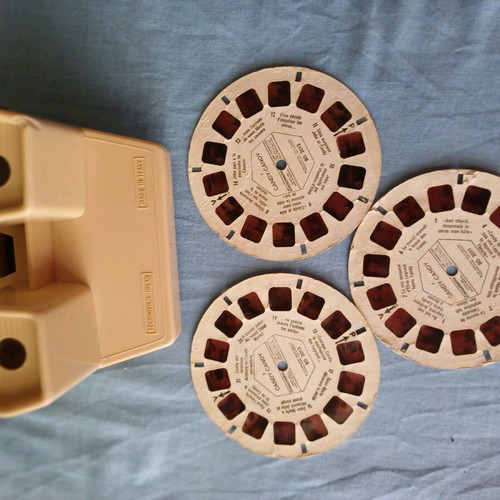 Stereo-Rama View-Master vintage 1950s-1960s like new with 3 reels
