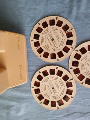 Stereo-Rama View-Master vintage στερεοσκοπική συσκευή σαν καινούργιο με 3 δίσκους