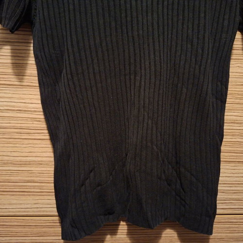 Men's knitted T-shirt XL black like new