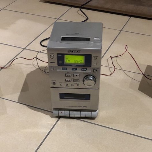 Sony collectible mini stereo used, partially functional